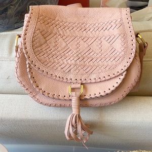 Cleobella bag • blush with gold